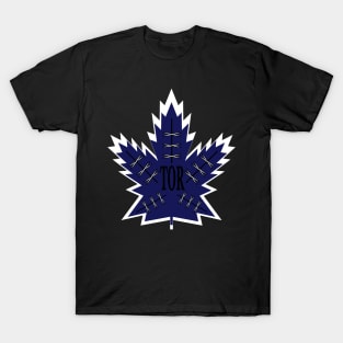 Toronto Hockey Laced Leaf White T-Shirt